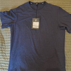 Premium Navy Short Sleeve Tee for Men